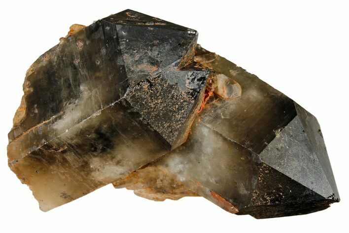 Smoky Quartz Crystal Cluster (Heat Treated) - Madagascar #175697